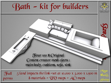Bath kit - 5 LI - 4 FULL PERMS Meshes