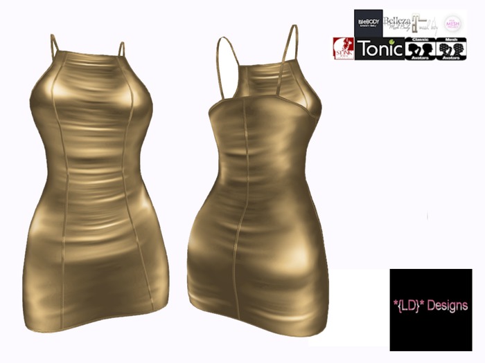 *{LD}* Sara Bodycon - Gold