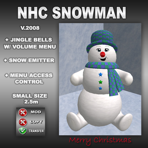 NHC SNOWMAN - SMALL -v.2008