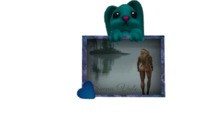~Blue Bunny Frame~