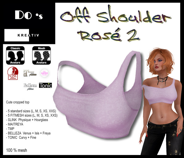 .:Do's:. Off Shoulder Top ROSE 2 DEMO