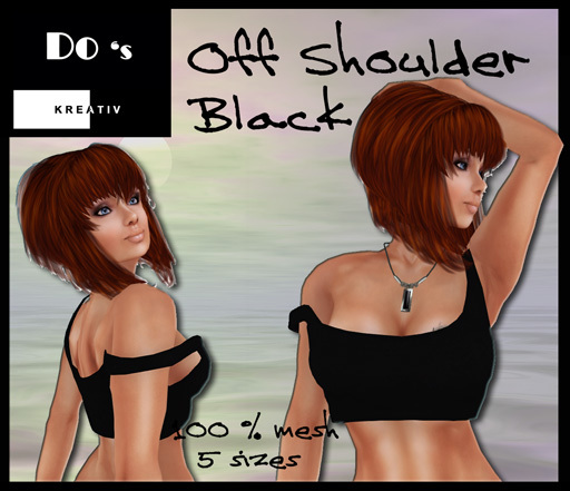 .:Do's:. Off Shoulder Top  BLACK