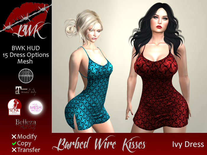 {BWK} Mesh Ivy Dress (Boxed)