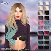 /Wasabi Pills/ Skyler Mesh Hair - Lunar Ombre
