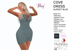 *BSASSY* COVE DRESS ALMOST BLUE