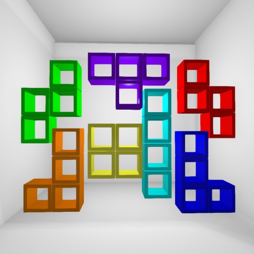 Kinsuki Systems Tetrimino Shelving Set
