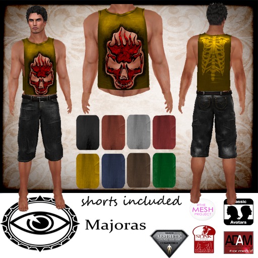 Majoras Red Skull Outfit