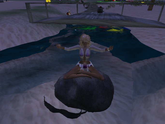 Animated Sculpted Meditation Rock