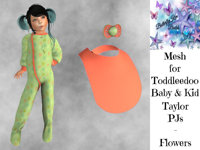 Taylor PJs - TD - Flowers