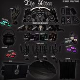 Birdy - Altar set - Candelebra - Red [box]