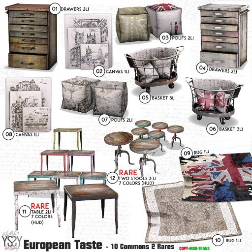 *YS&YS* European Taste - Pouf 04