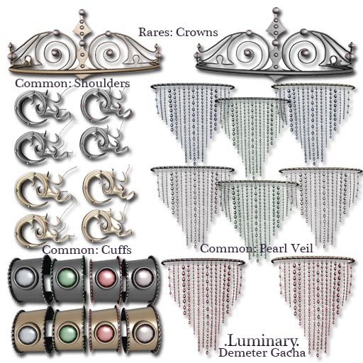 .Luminary. Demeter Shoulders - Silver/Green