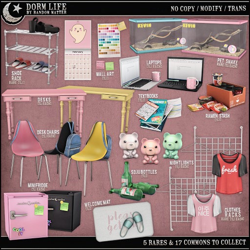 .random.Matter. - Dorm Life - Floor Mat