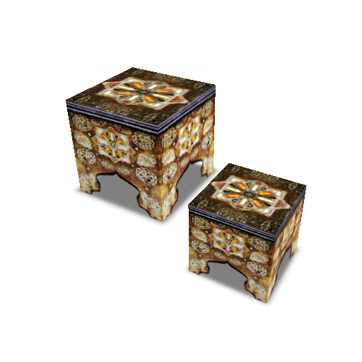 Moroccan Bedside Table Set