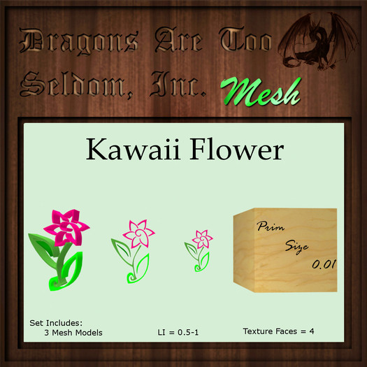 DATSI Mesh - Kawaii Flower Set