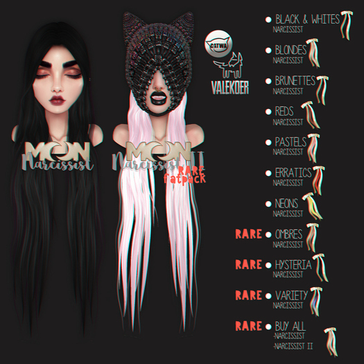 Moon. Hair // - Pastels - Narcissist