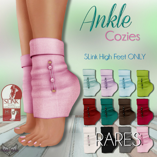 :FY: Ankle Cozies (teal)