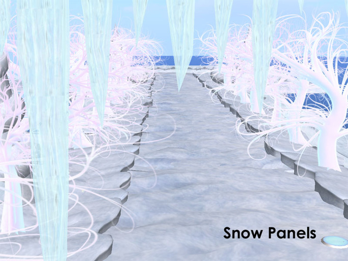 Interactive Sculpty Snow Ground Panels