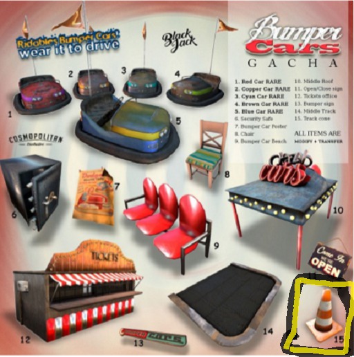 BJK - Bumper Cars - Track cone