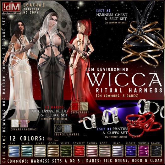 !dM deviousMind "Wicca" **MINT** (BOX #2A LARA)