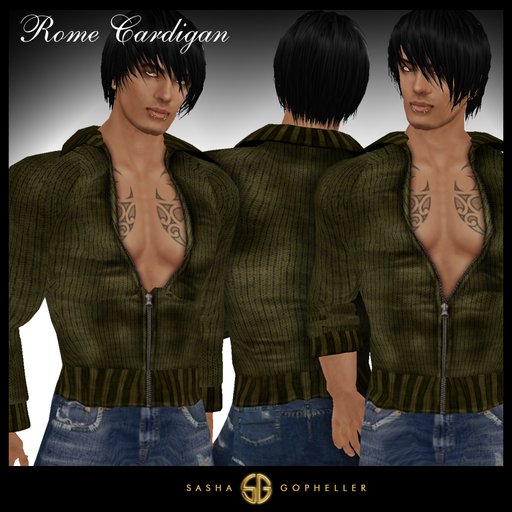 -SG- Rome Cardigan Green