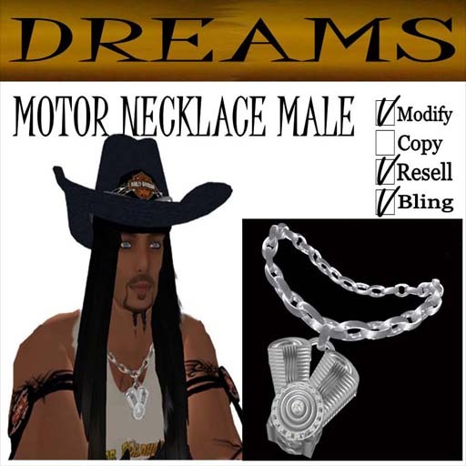 Jewelry - MOTOR NECKLACE MALE  