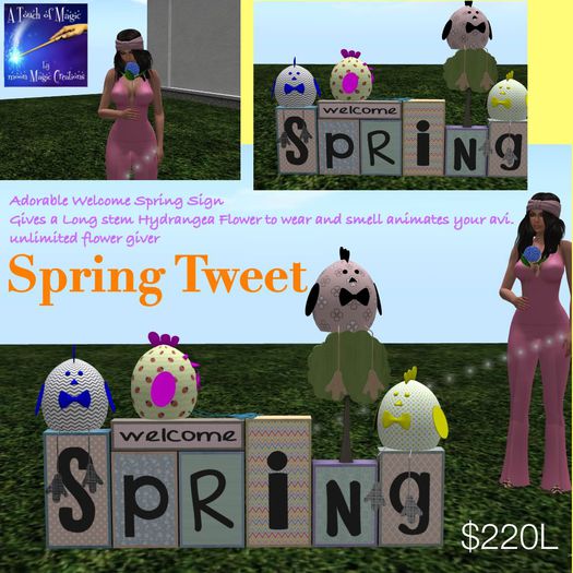 Spring Tweet Hydrangea Giver (bag)