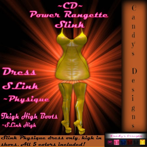 ~CD~ Power Rangette Outfit - SLink Physique 