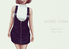01. Eaters Coma - Salopette Skirt / Denim Blue wash (M)