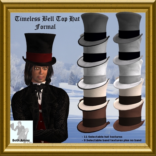 Timeless Bell Top Hat - Formal - Anim bundle