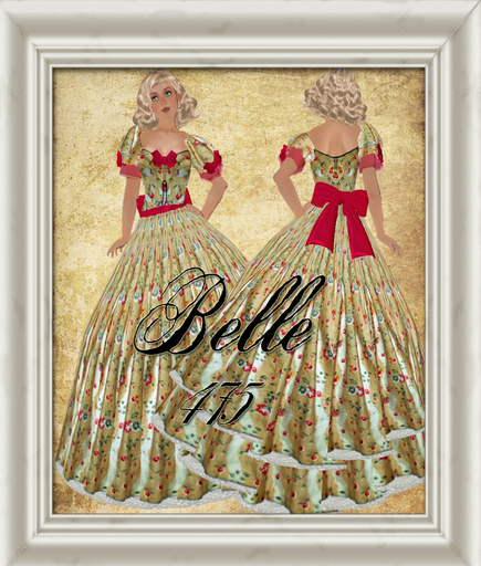Shabby Chic Southern Belle Dress Vintage Dress