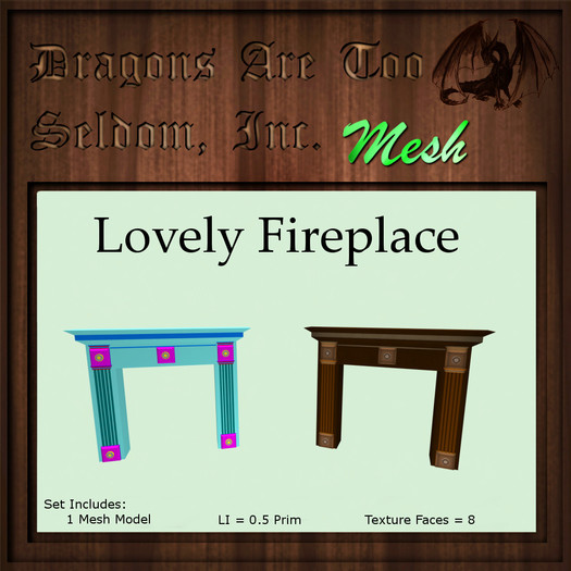 DATSI Mesh - Lovely Fireplace Set Vendor