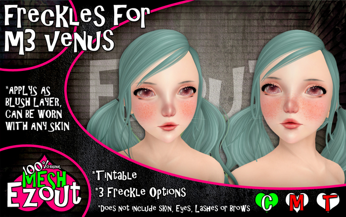 Ezout - M3 Venus Tintable Freckles (Tintable)