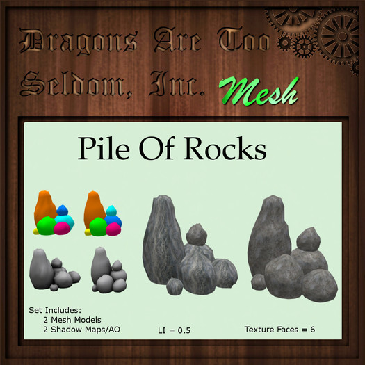 DATSI Mesh - Pile Of Rocks Set