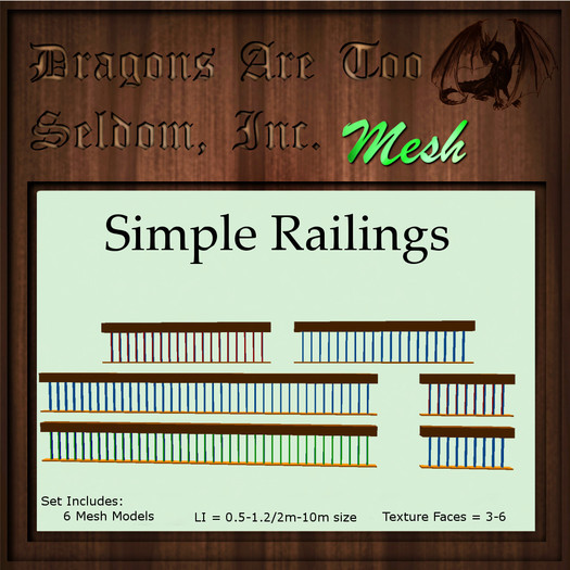 DATSI Mesh - Simple Railings Set