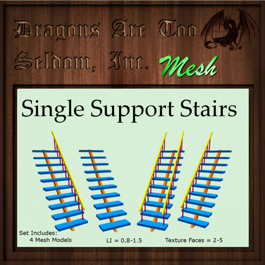 DATSI Mesh - Single Support Stairs Set