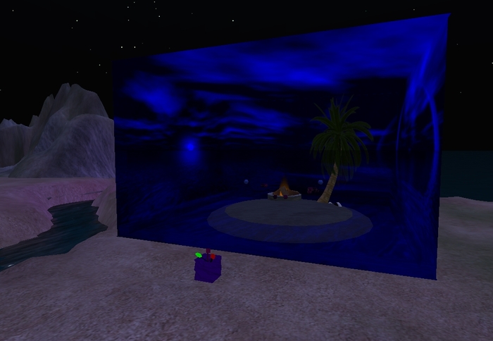 Sea view dream with island