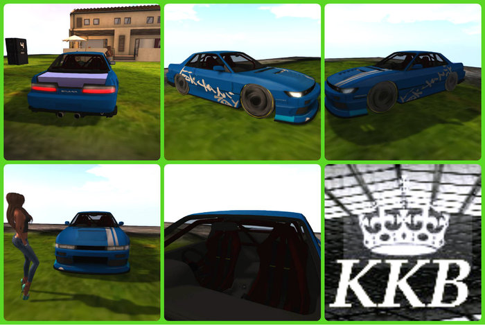 Nascar blue Car KKB