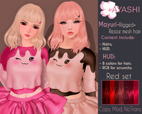 [^.^Ayashi^.^] Mayuri hair-Red set