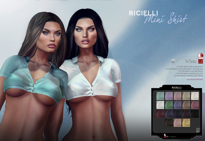 Ricielli - Mini Shirt (18 Colors)