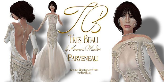 Tres Beau "Parveneau" Wedding Gown
