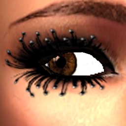 * GuTi eye lashes black platinum pearls extravagant Wimpern