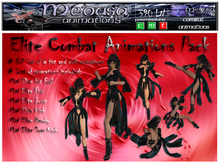 ~ Medusa weapons ~ Elite Combat Anim Pack (Boxed)