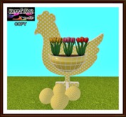 Easter - Yellow Chicken Planter