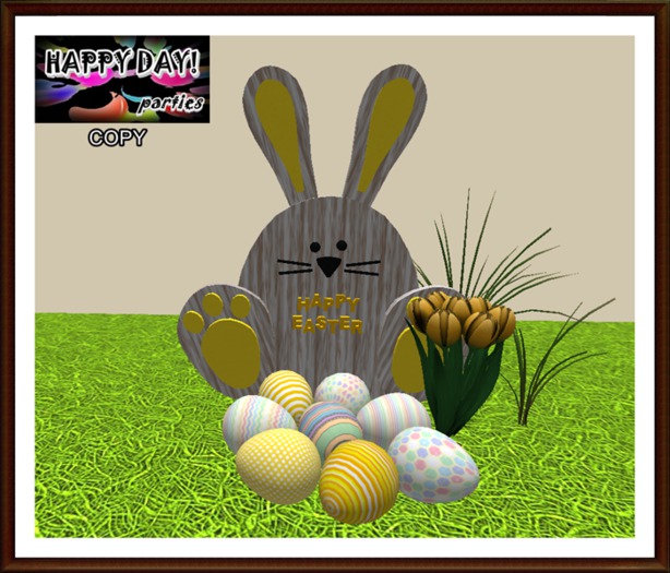 Easter - Cute Yellow Bunny