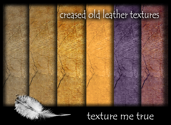 creased old leather  texture pack