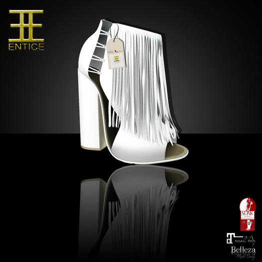 Entice - Runaround Sue Heels - White