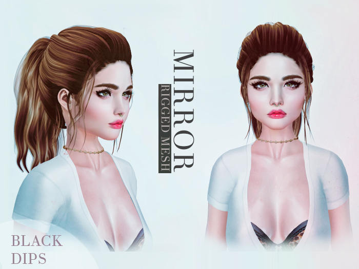 MIRROR - Lisa Hair -BlackDIPS Pack- 