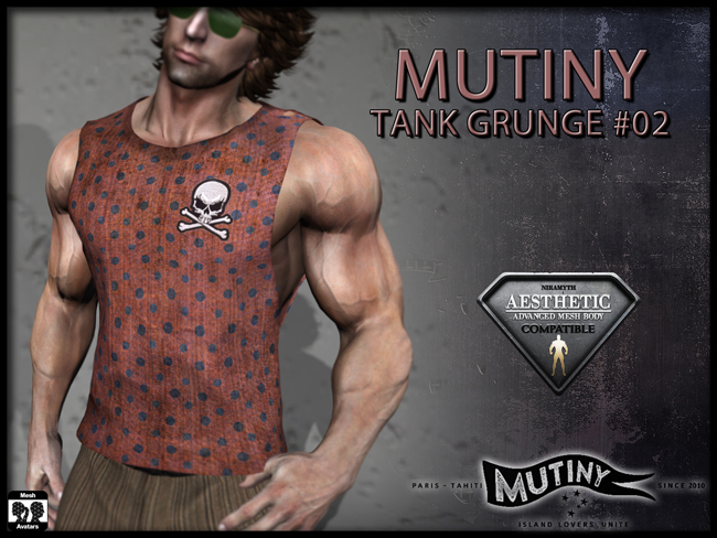MUTINY Tank Top - GRUNGE #02 (NIRAMYTH) - AESTHETIC