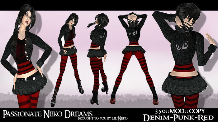 ::PND::Denim-Punk-Red